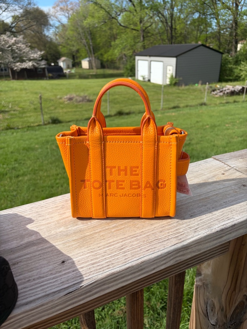 **mint** Marc Jacobs The Tote Bag Mini - UT Orange